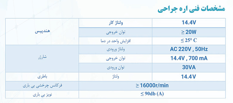 مشخصات اره شارژی کیتاطب